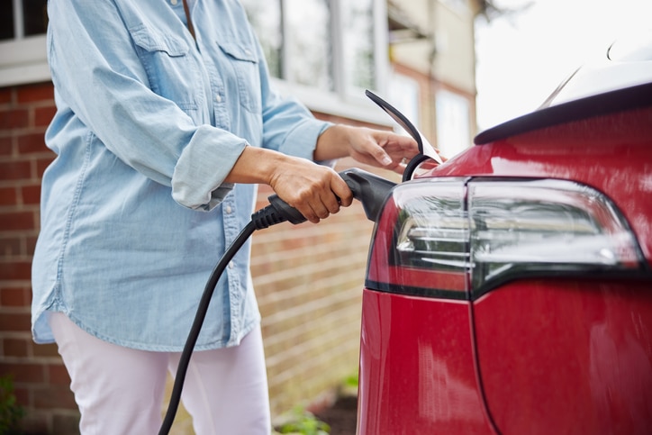 Electric Car At Home